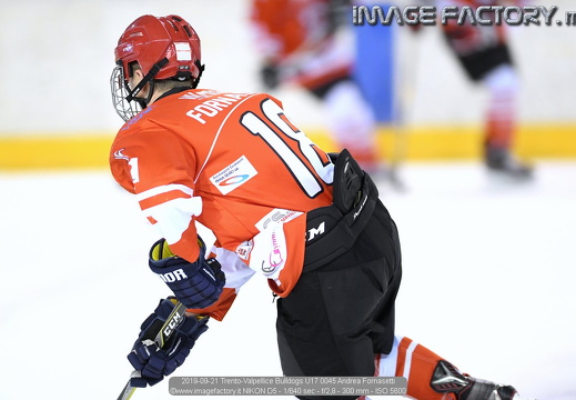 2019-09-21 Hockey Trento-Valpellice Bulldogs U17 (4-7)